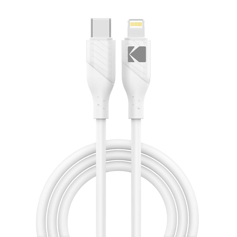 کابل شارژ USB-C به لایتنینگ کداک مدل USBC-5915-White (پس کرایه)