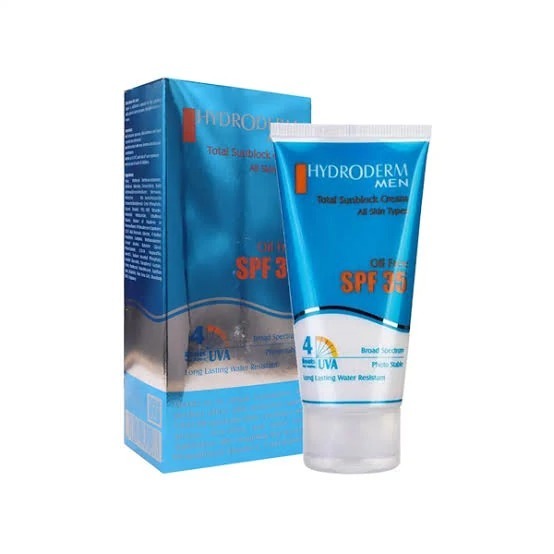 کرم ضد آفتاب آقایان هیدرودرم SPF35