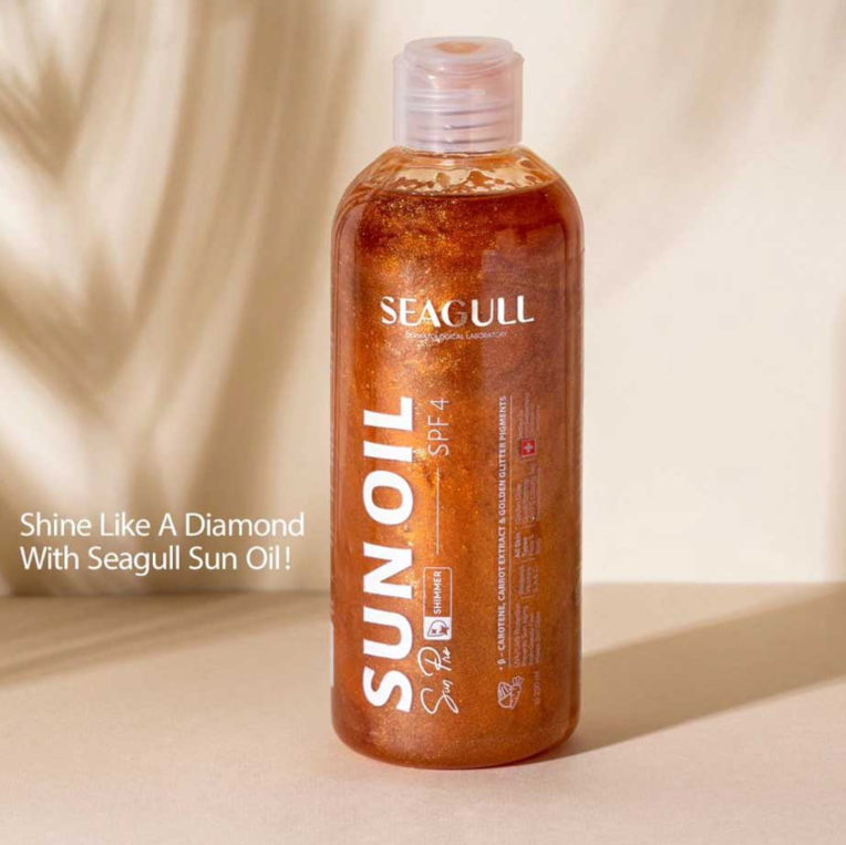روغن برنزه کننده سی گل مدل Shine با SPF4 حجم 250 میلی لیتر
