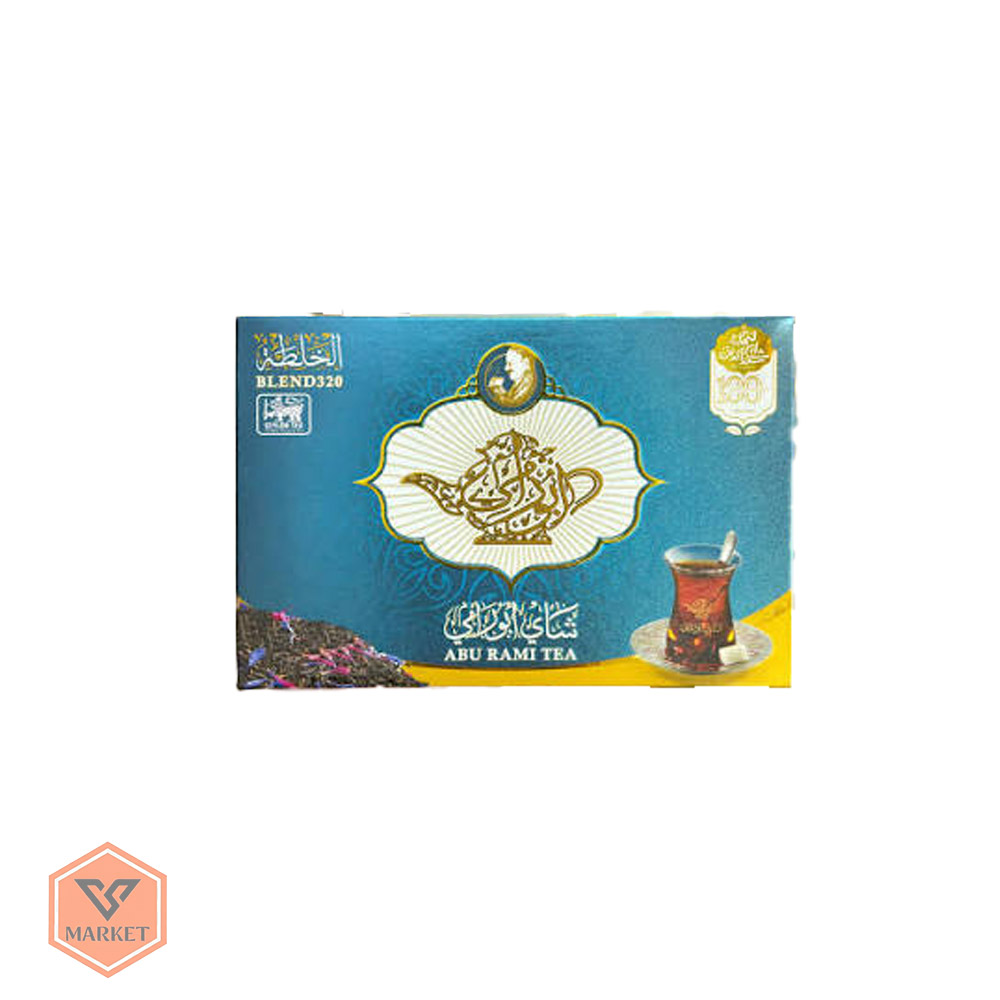 چای سیاه خالص سیلان ابو رامی مدل خلطه کد 320 (Abu Rami Tea Blend 320) | اصالت سریلانکا 450 گرمی