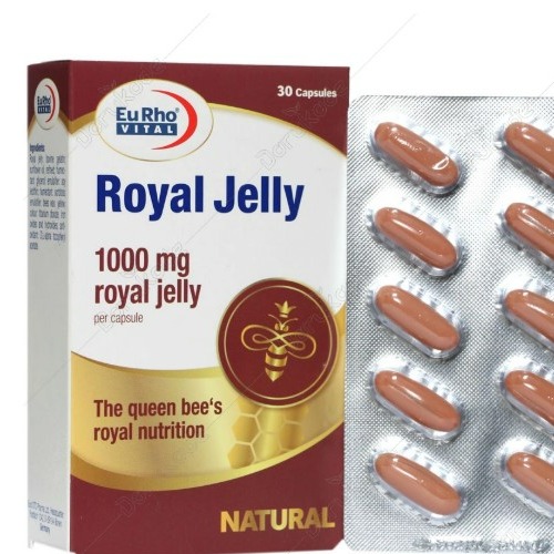 رویال ژلی یوروویتال 30 عددی 1000 میلی گرم