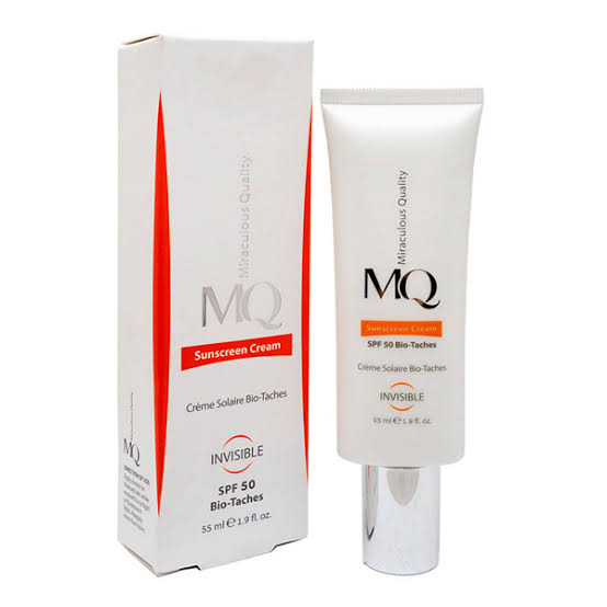 کرم ضد افتاب وروشن کننده بی رنگ با SPF 50MQ