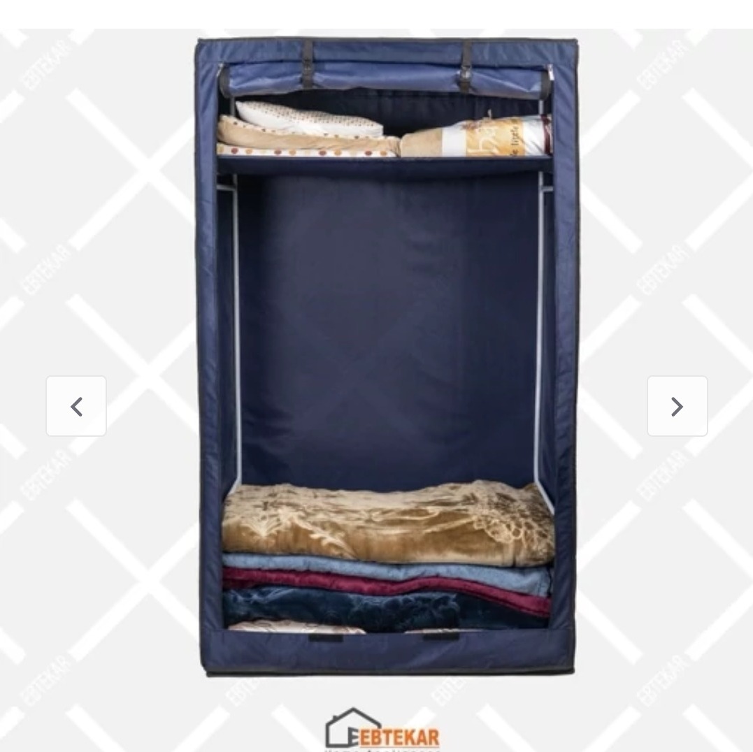 کمد برزنتی رختخواب(کمد پارچه ای تاشو) عرض یک متر طرح ترمه ابتکار
