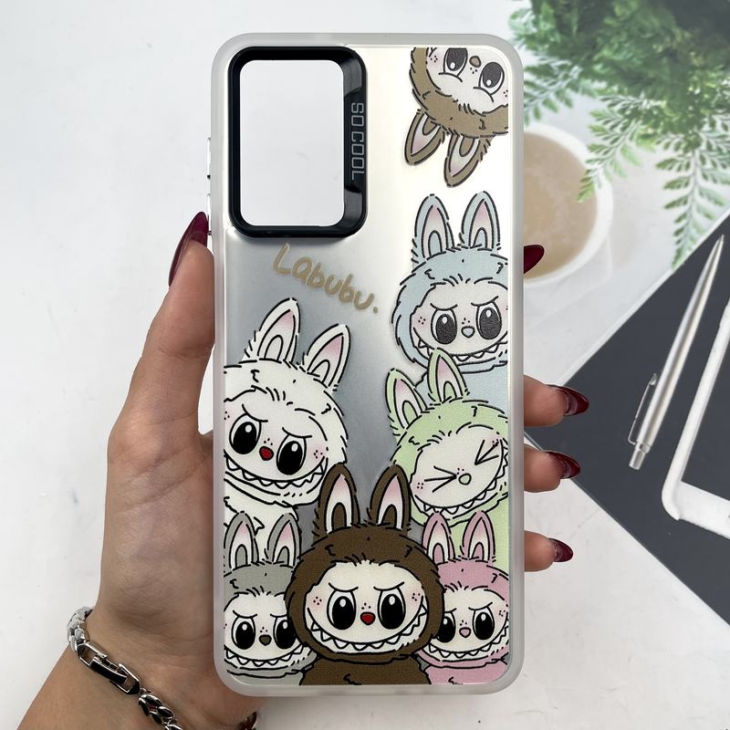 قاب گوشی Galaxy A13 4G / Galaxy A04S سامسونگ Shadow Armor Case سوکول اورجینال محافظ لنز برجسته طرح لبوبو کد 438437
