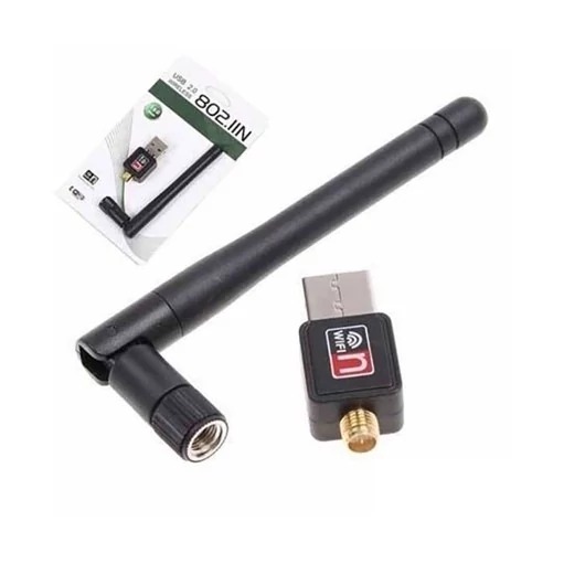 دانگل وای فای آنتن کوتاه 300Mbps 802.11N USB 2.0