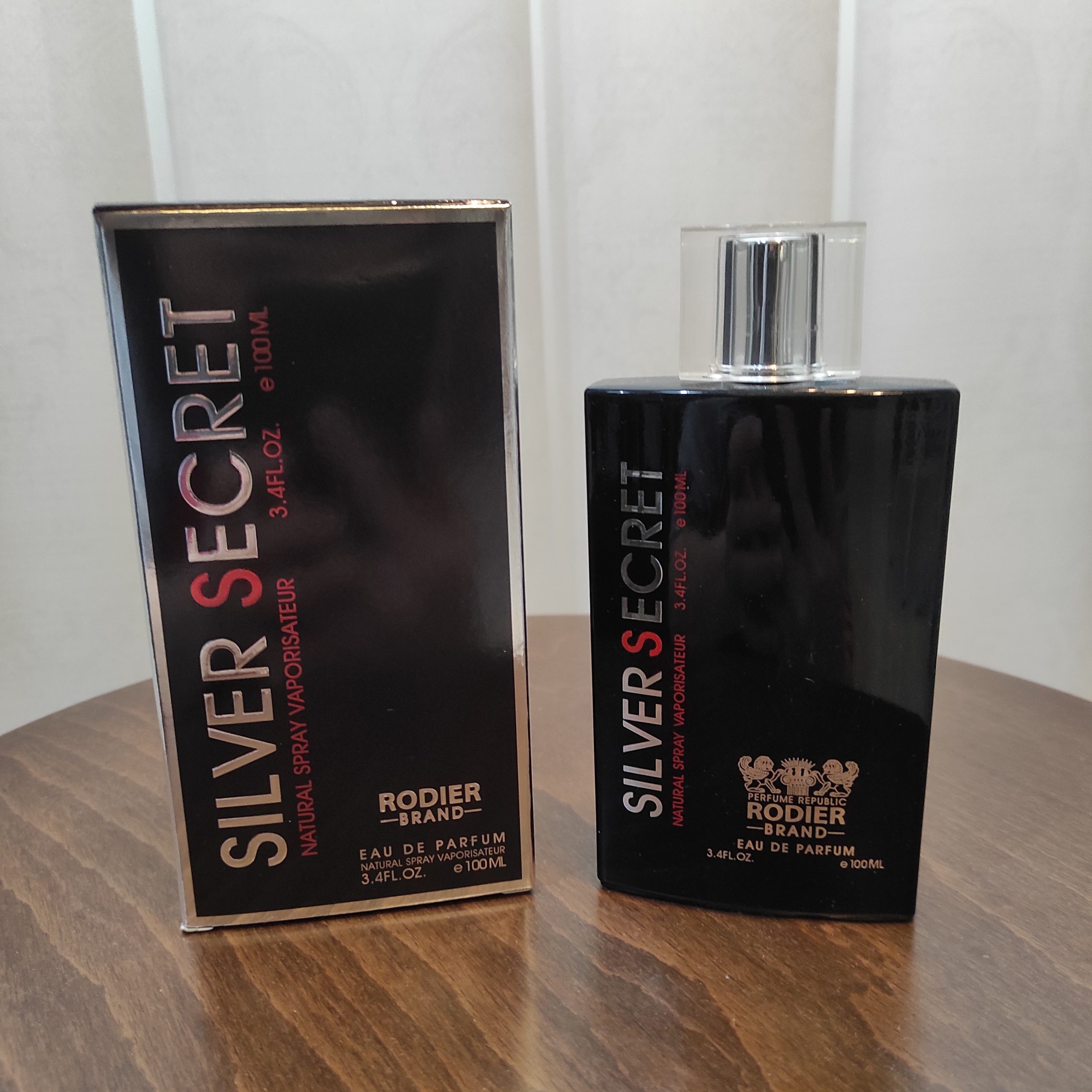 ادکلن مردانه رودیر مدل Silver Secret حجم 100 میلی لیتر
