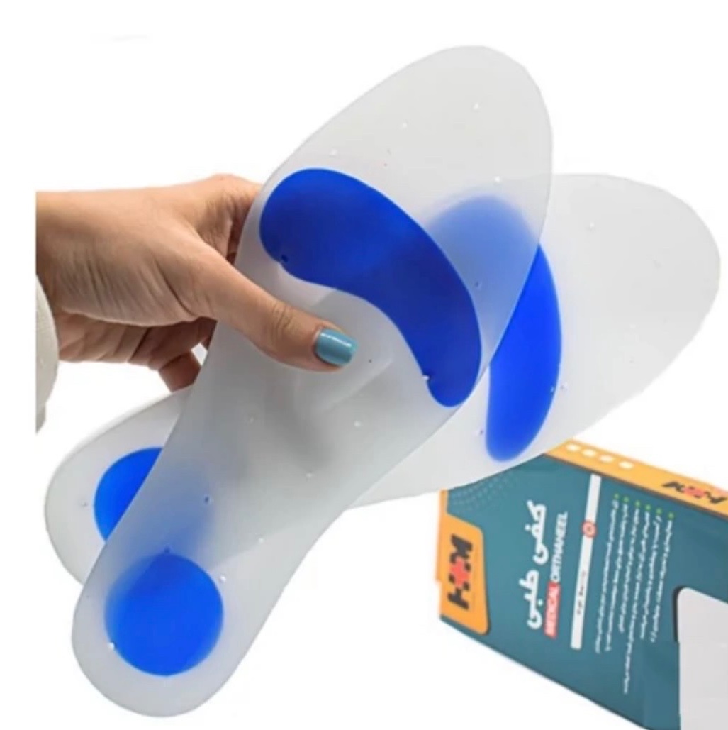 کفی طبی کامل سیلیکونی سایز مدیوم عمده 12 جفتی