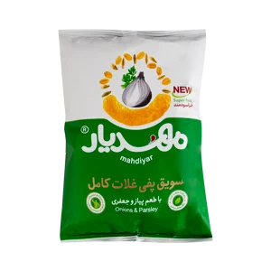 پفک غلات پیاز جعفری مهدیار