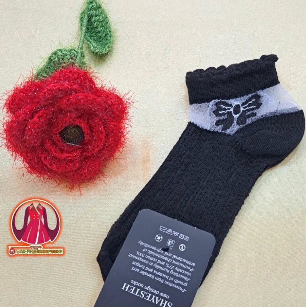 جوراب زنانه فانتزی کد 0304303