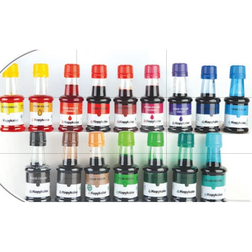 رنگ خوراکی مایع 35 گرمی کپی کیک