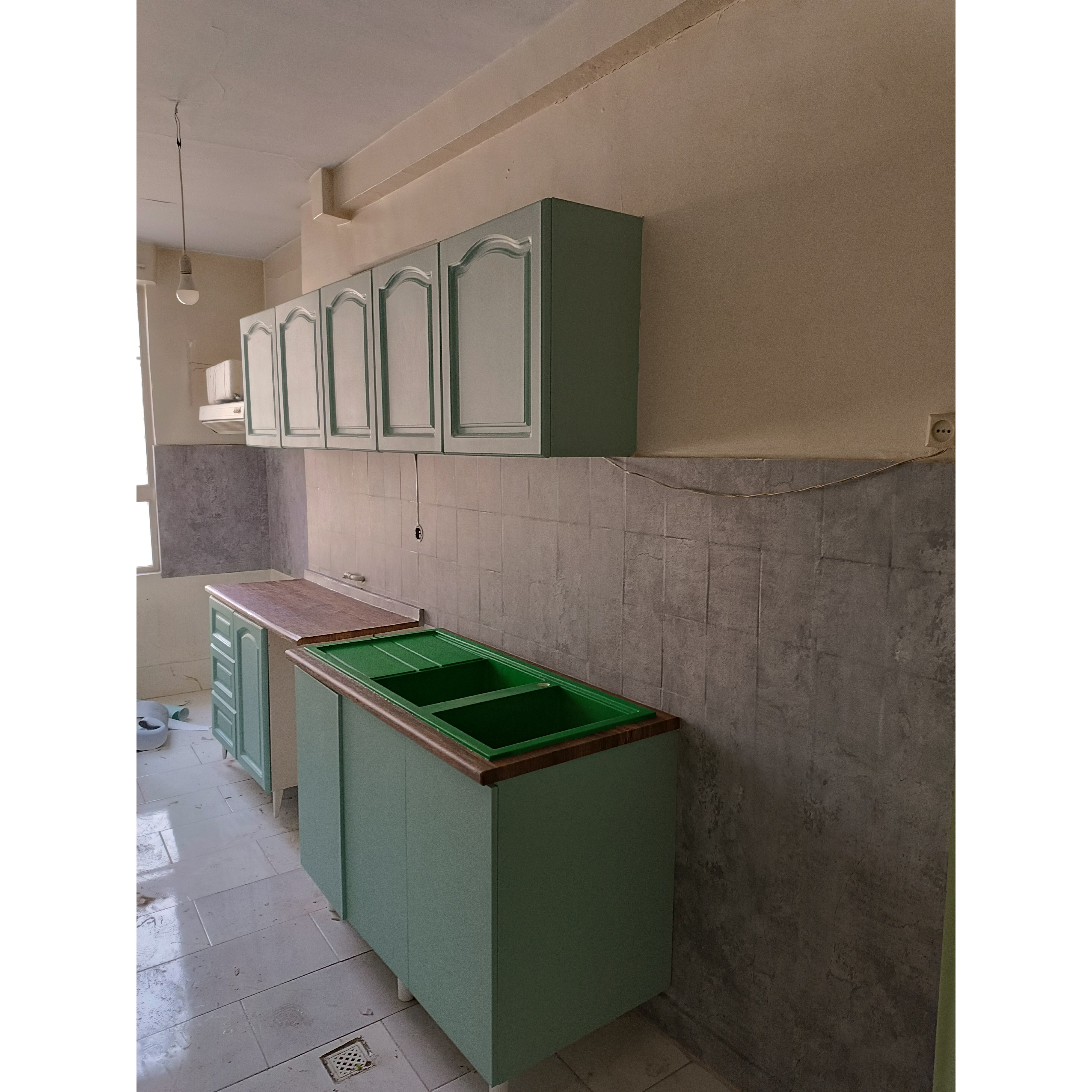 برچسب کابینت طرح چوب کد 6246 آنتیک قهوه ای