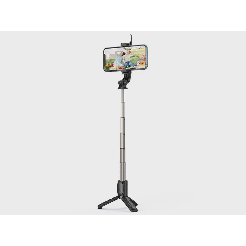 مونوپاد سه پایه دار مک دودو دارای ریموت کنترل و نورافشان MCDODO MDD SS-1781 Aluminum Alloy Extendable Rod Selfie
