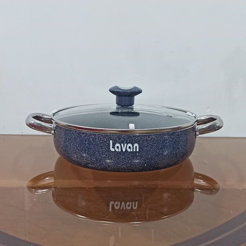تابه گرانیتی سایز 24 لاوان مدل تیتان طوسی با ارسال رایگان