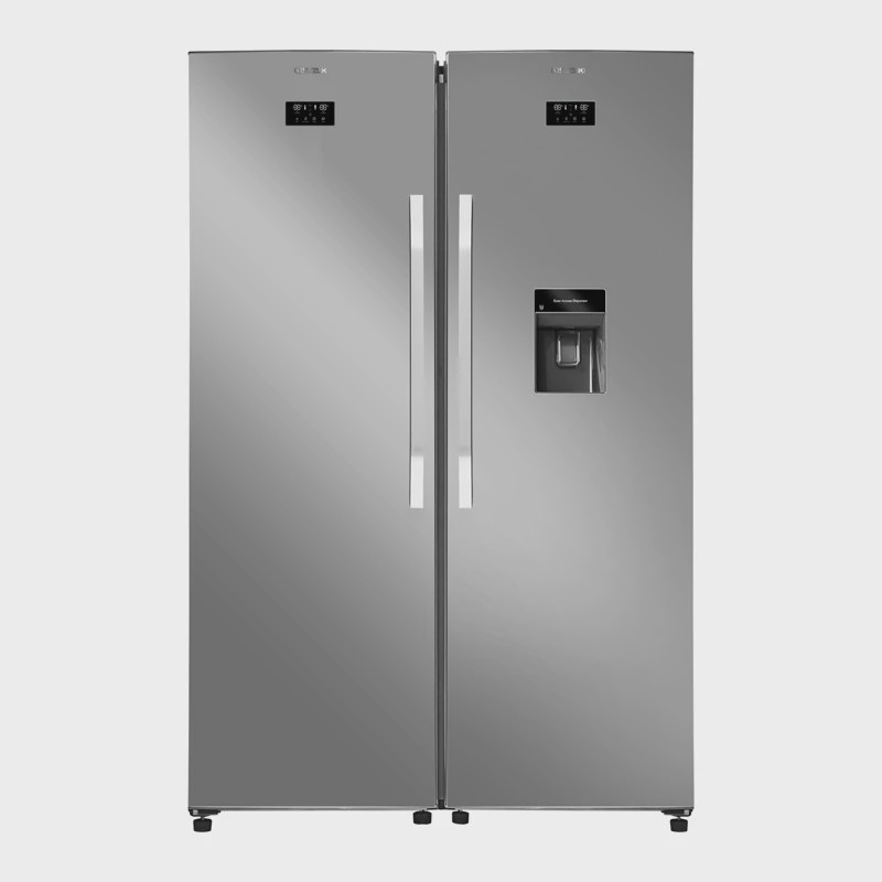 یخچال و فریزر دوقلو سوزوکی مدل ROA373EWIR W-FOA330EWIR I طرح استیل