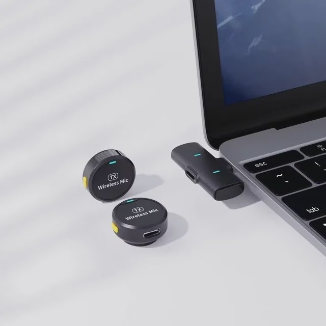 میکروفون یقه ای مدل M1 با پورت آیفون و تایپ سی