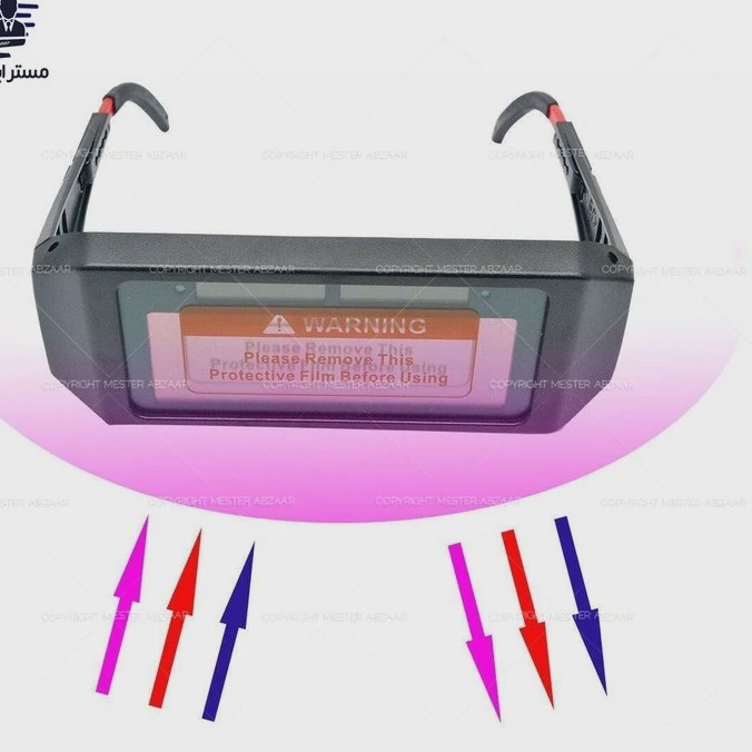 عینک جوشکاری اتوماتیک برند وینر شیشه عینک اتومات مدل WINNER W-110 ا