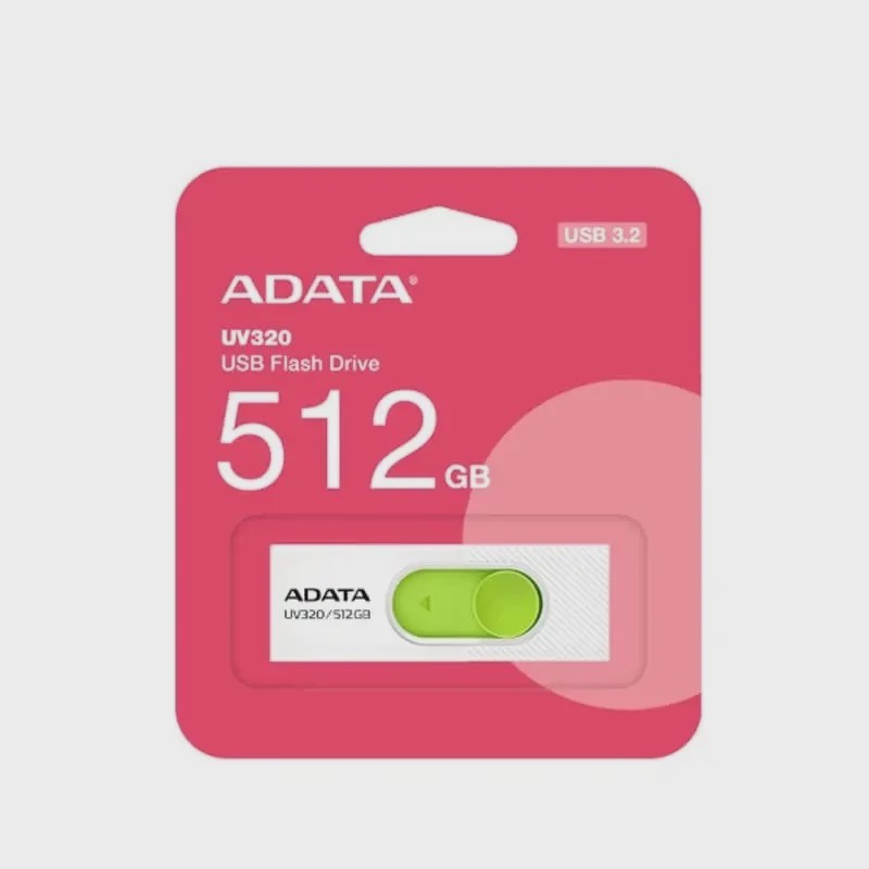 فلش مموری USB 3.2 ای دیتا مدل UV320 ظرفیت 512 گیگابایت