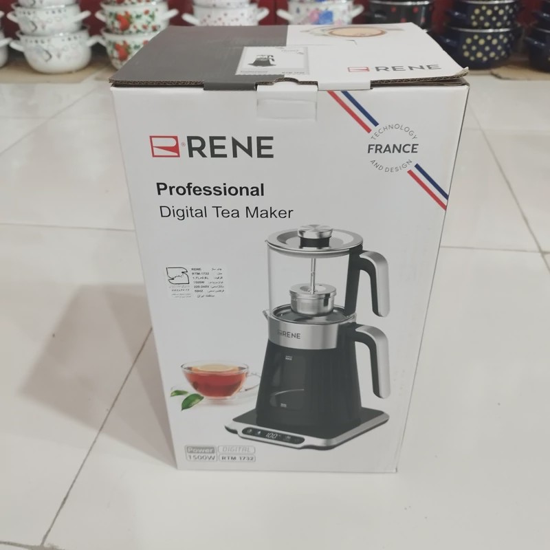 چای ساز روهمی RENE مدل RJB-1732 با ضمانت 24 ماهه ارسال رایگان
