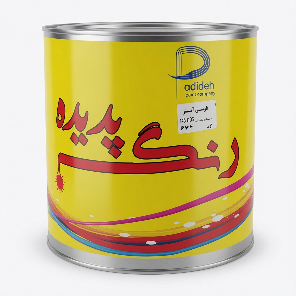 رنگ ضد زنگ طوسی چهار کیلویی پدیده