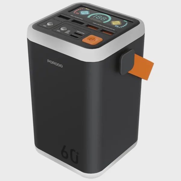 پاوربانک پرودو 60000mAh مدل Cappadoc PDPBFCH4560BK
