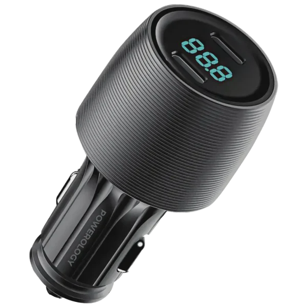شارژر فندکی خودرو پاورولوژی مدل Velox 66W PCCSR013