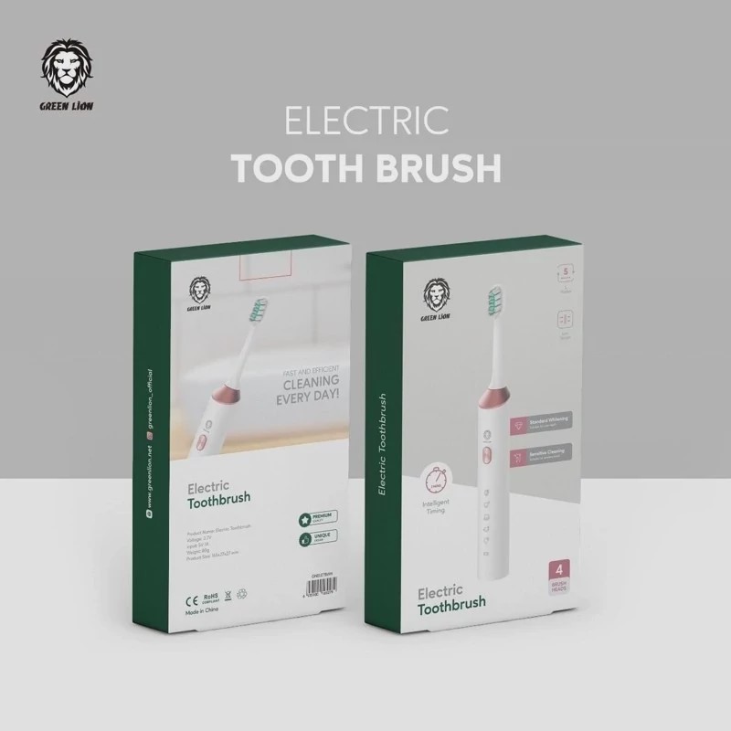 مسواک برقی گرین لاین مدل ELECTRIC TOOTHBRUSH با 4 سری اضافه