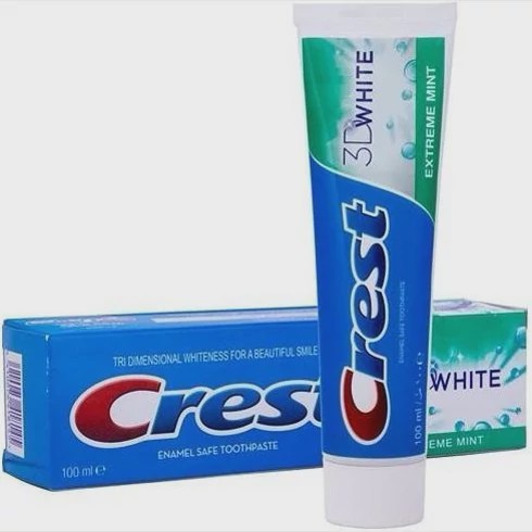 خمیر دندان کرست 3D White مدل Extreme Mint رایحه نعناع حجم 100 میل