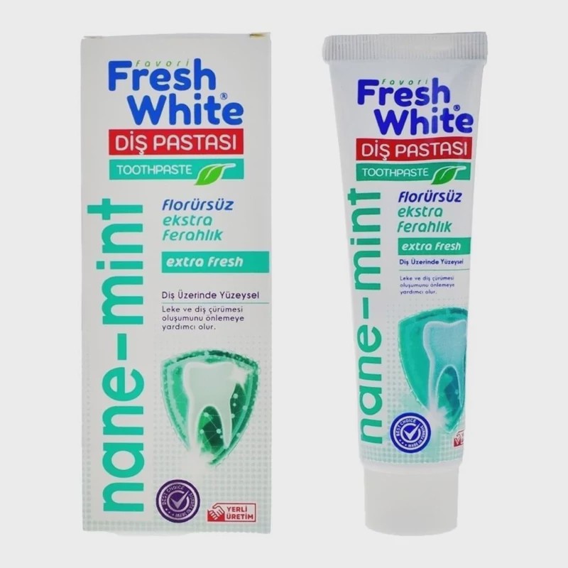 خمیردندان Fresh White با طعم نعناع (nane-mint)