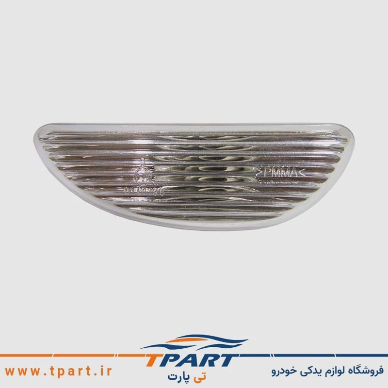 چراغ راهنما گلگیر تیبا طلق سفید لامپ LED