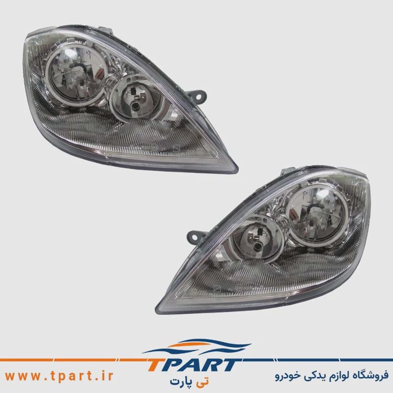 چراغ جلو تیبا جمع ساز موتوردار بسته دو عددی