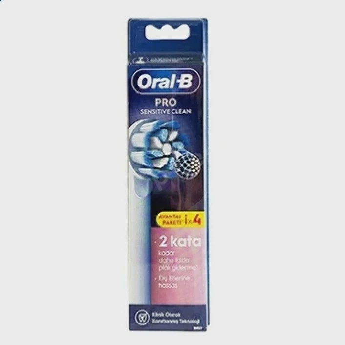 سری یدک مسواک برقی اورال بی 4 عددی مدل PRO Sensitive Clean