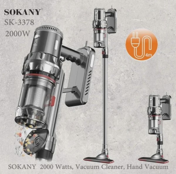 جارو برقی عصایی سوکانی مدل SOKANY SK-3378