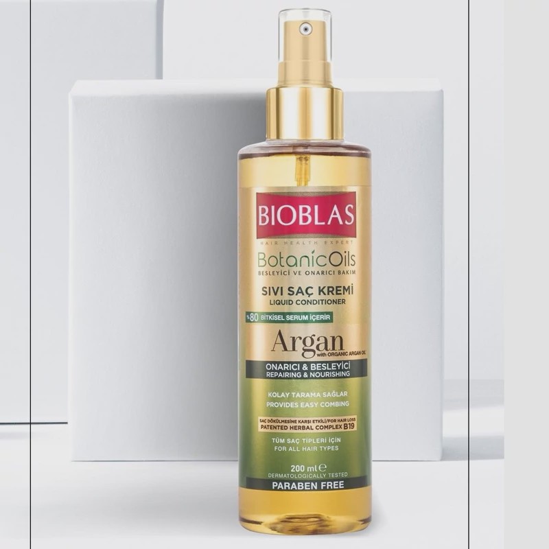 اسپری دوفاز حاوی روغن آرگان بیوبلاس Bioblas