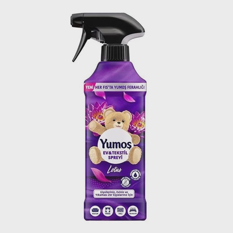 اسپری خوشبو کننده یوموش 450 میل yumosh مدل LOTUS رایحه گل نیلوفر