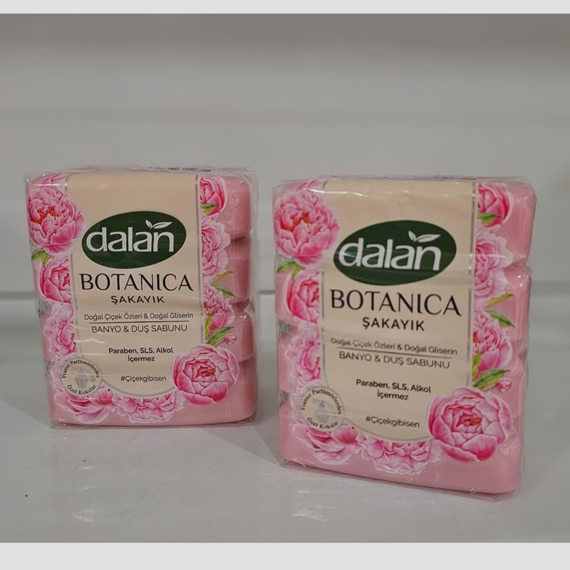 صابون دالان dalan بوتانیکا عصاره گل طبیعی و گلیسرینه پک 4تایی 600گرمی