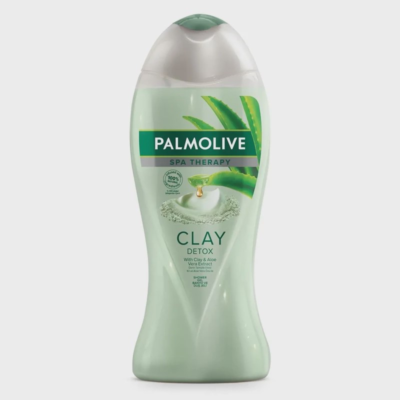 شامپو بدن پاک کننده پالمولیو Palmolive عصاره آلوئه ورا و خاک رس حجم 500 میل