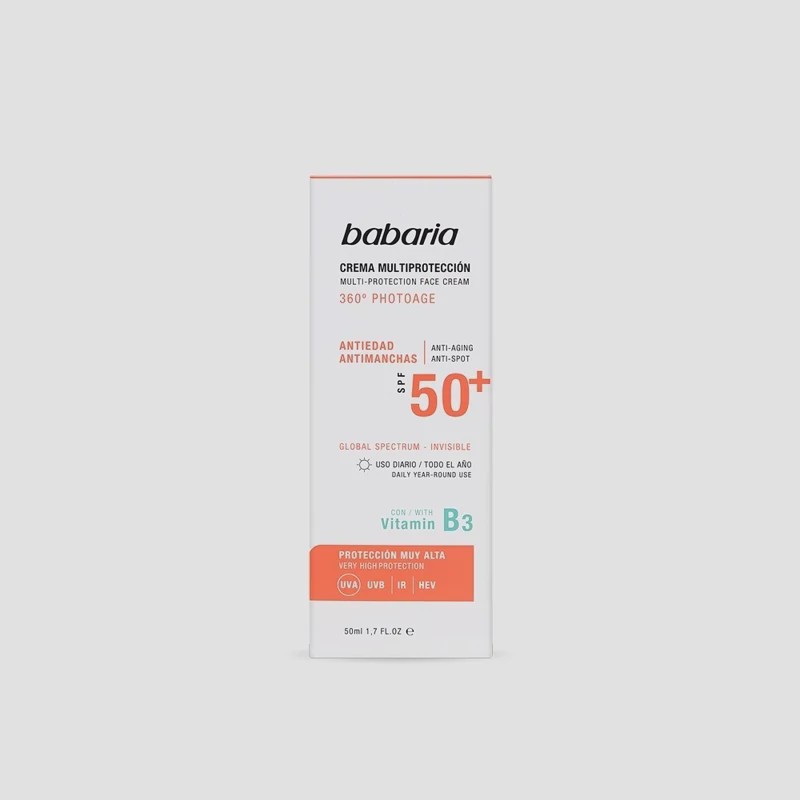 کرم ضد آفتاب چند کاره SPF 50 باباریا