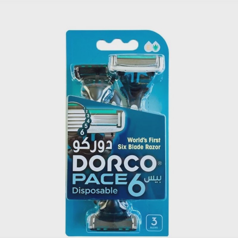 تیغ اصلاح 6 لبه 3 عددی دورکو مدل PACE 6