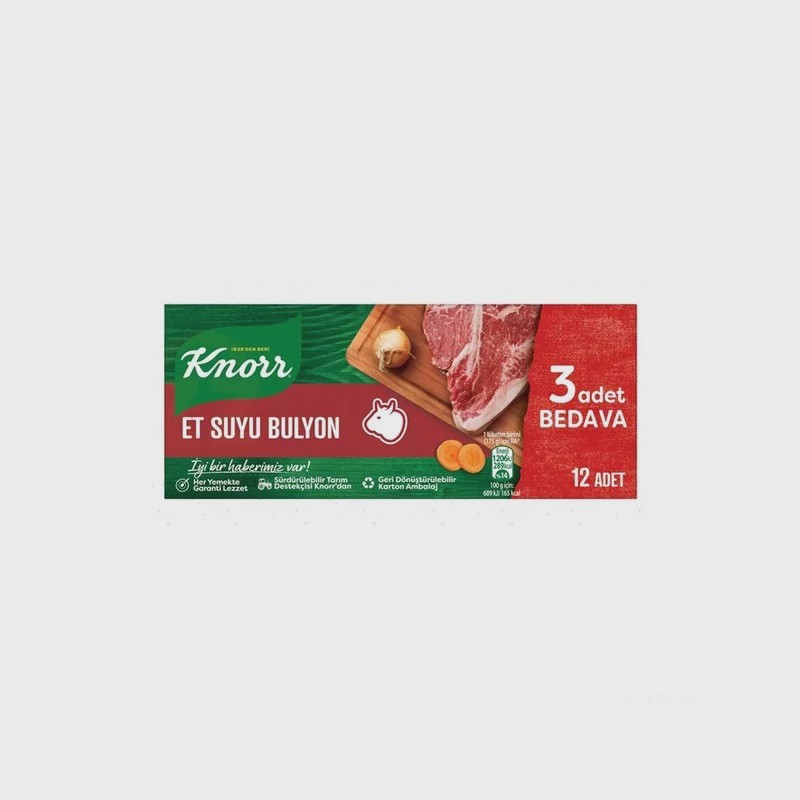 عصاره گوشت کنور KNORR مدل et suyu buylon
