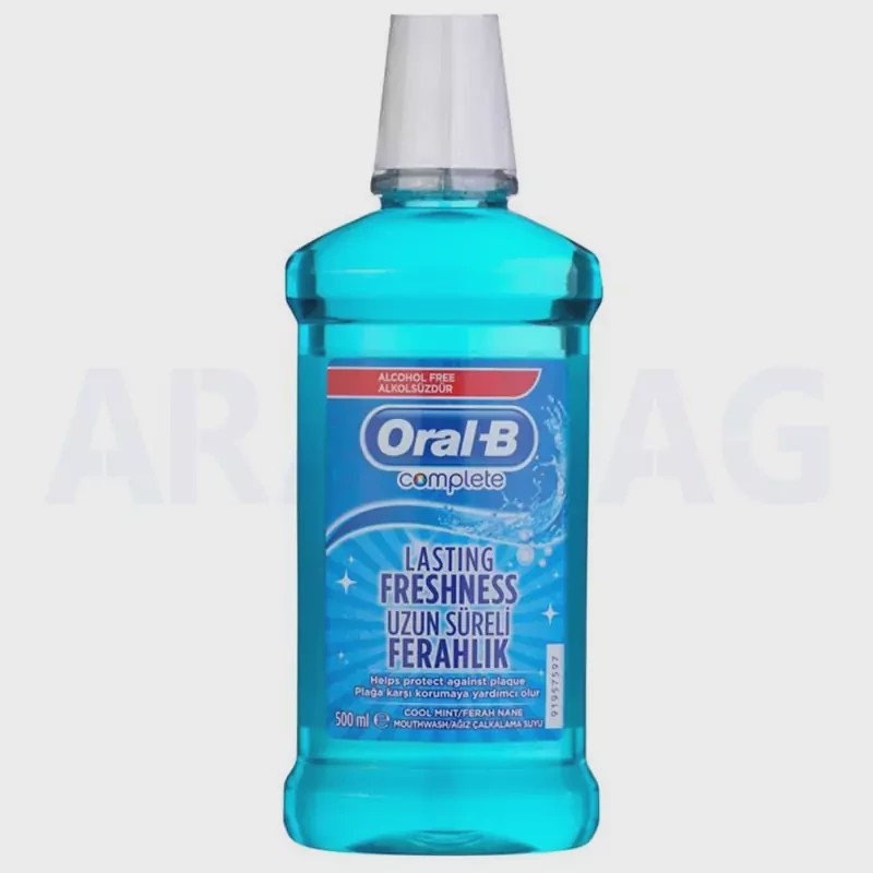 دهانشویه فاقد الکل اورال بی مدل lasting freshness حجم 350 میل