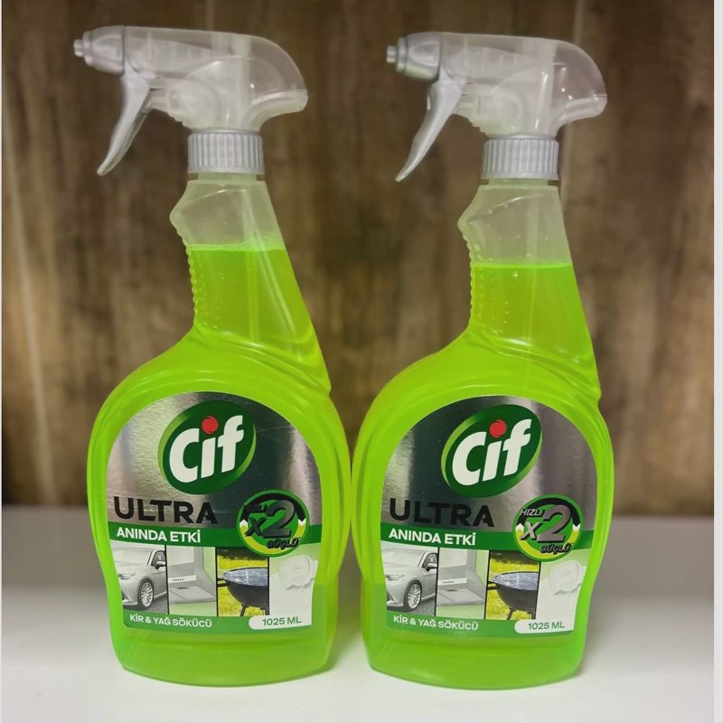 اسپری پاک کننده فوری روغن و کثیفی سیف 1025 میلی لیتر CIF ULTRA ANINDA ETKI