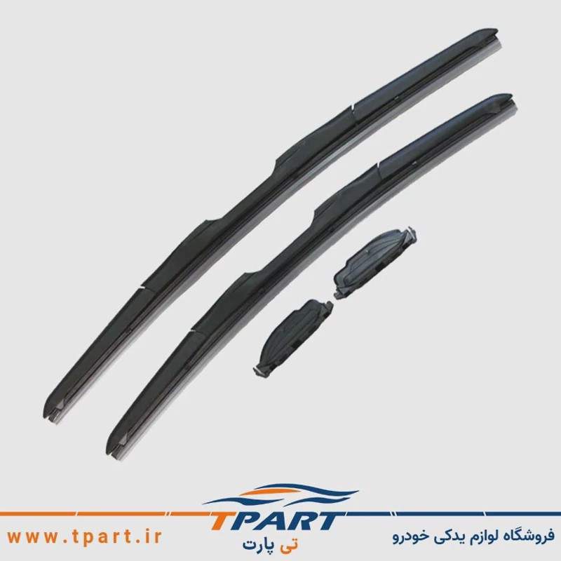 تیغه برف پاک کن هیبریدی تیبا بسته 2 عددی