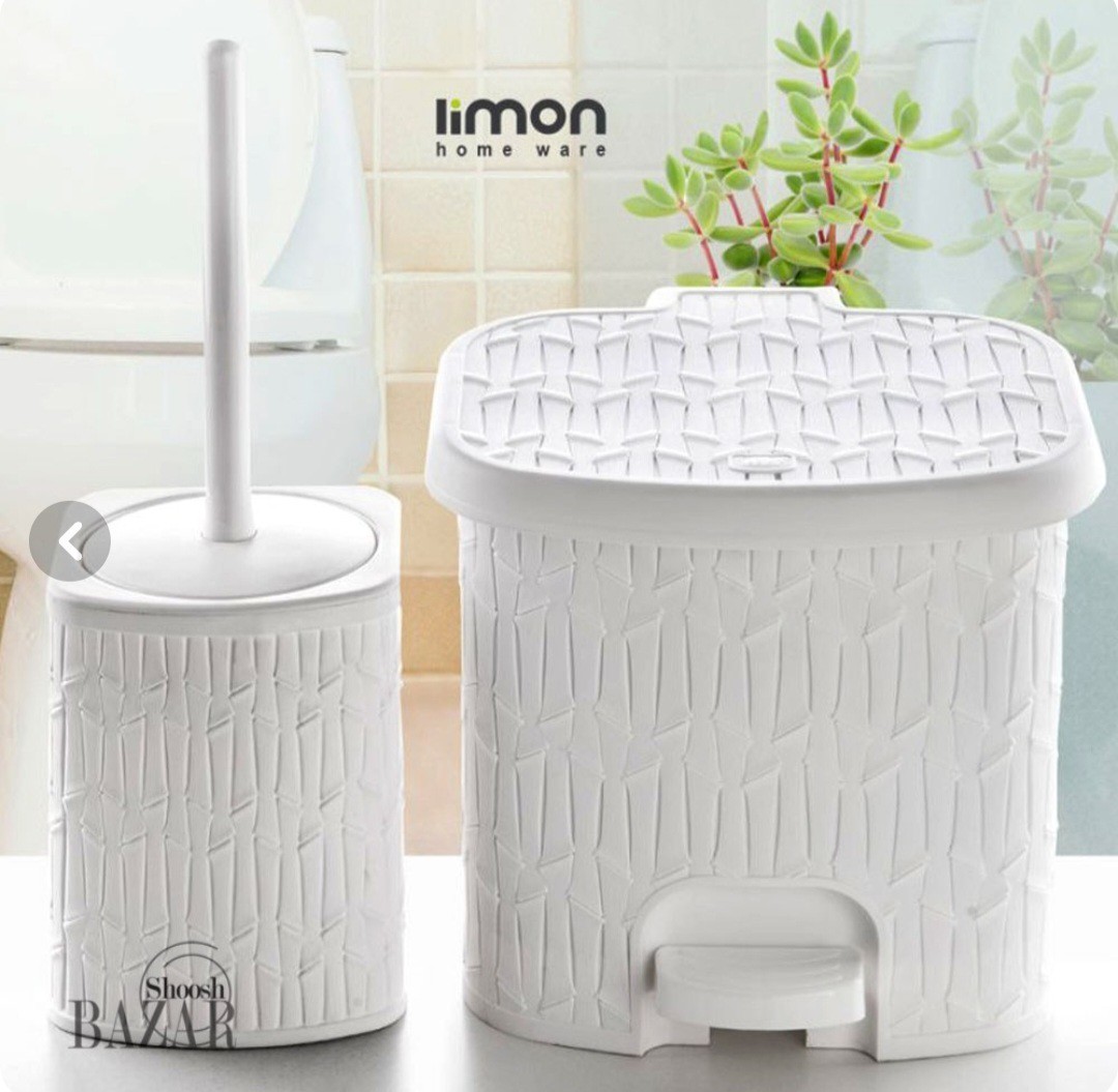سطل و فرچه 6 لیتری لیمون طرح بامبو
