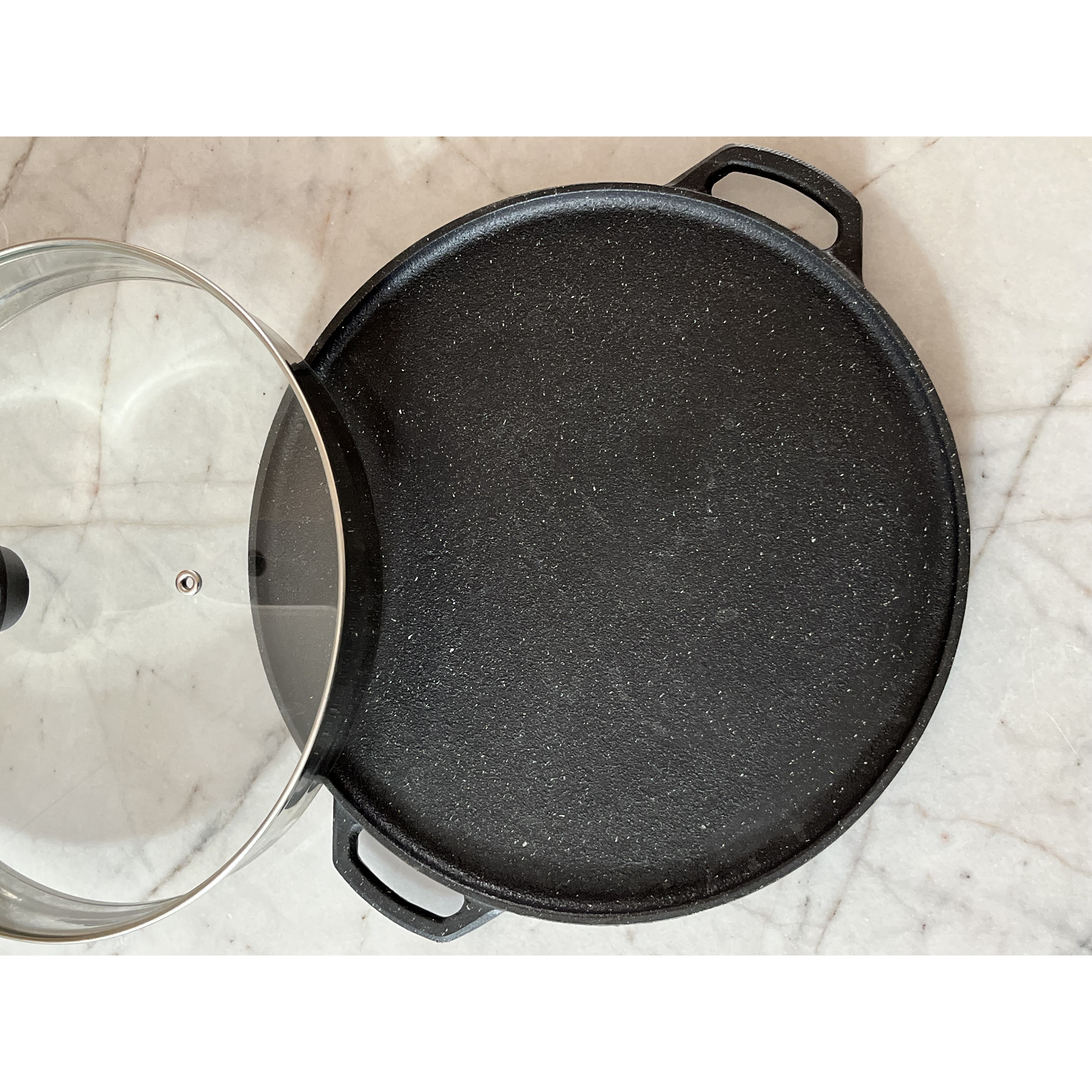 تابه گریل چدن دایره ای سایز 35 کی اس تی kst مدل 5805
