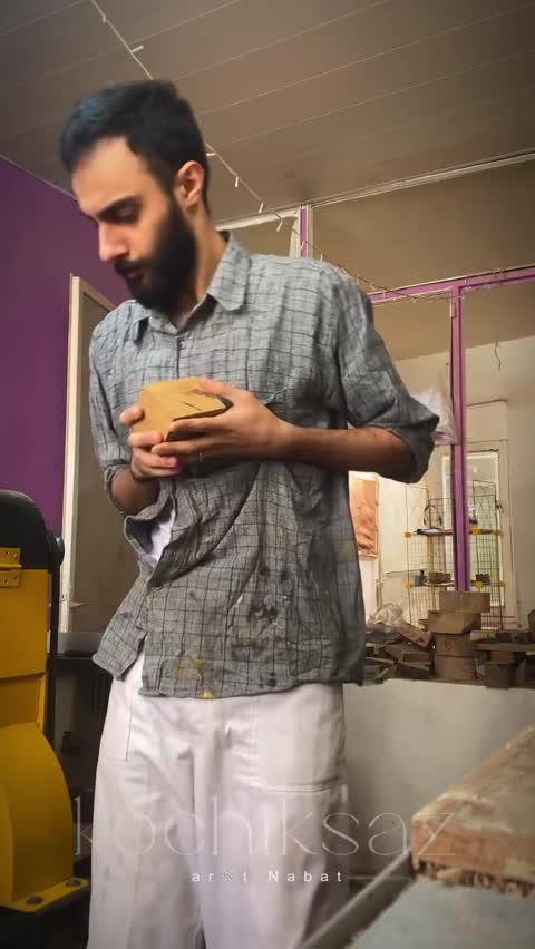 شات قهوه چوبی سِت 