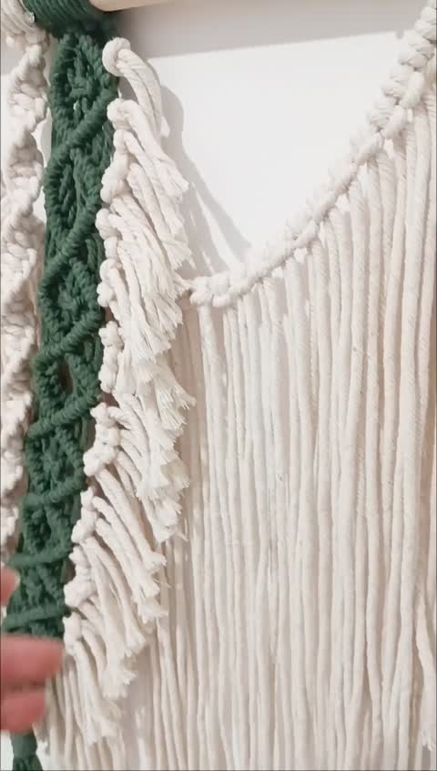 دیوار کوب مکرومه بزرگ
