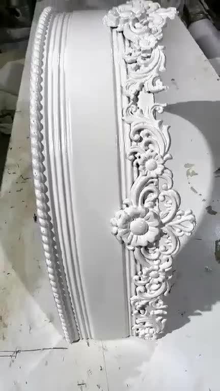 تاج پرده بالا تختی منحنی