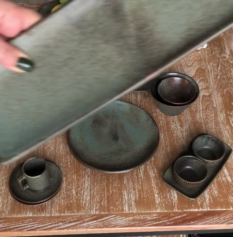 رولت خوری چینی 1 پارچه روستیک