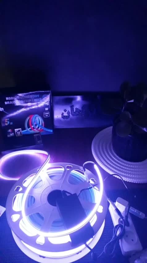 نئون فلکسی 12 ولت RGB فول کالر