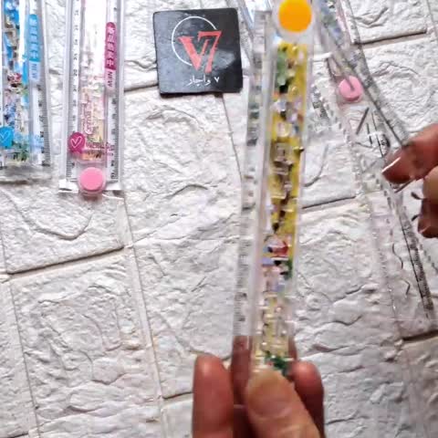 خط کش تاشو 30 سانتیمتری با ماز چهار تیله و شابلون اشکال و رسم خط موجی خطکش تاشوی شابلون دار ماز دار 4ساچمه ای تک سلفون